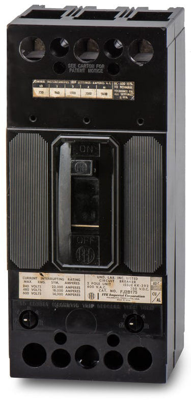 Siemens / ITE FJ2B175 - 175A 2 Pole Molded Case Circuit Breaker
