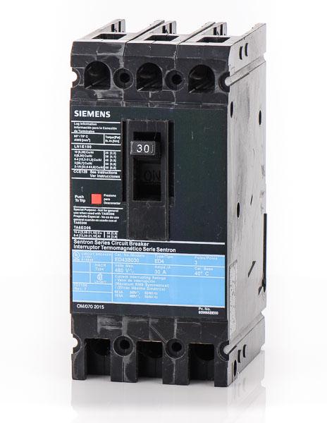 Siemens ED43B030 3 Pole Circuit Breaker