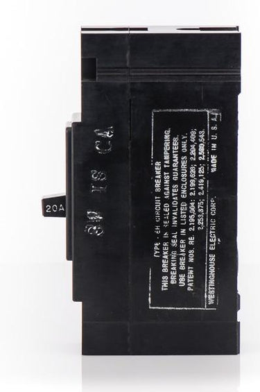 Eaton / Westinghouse E1020 - 20A 1 Pole Molded Case Circuit Breaker