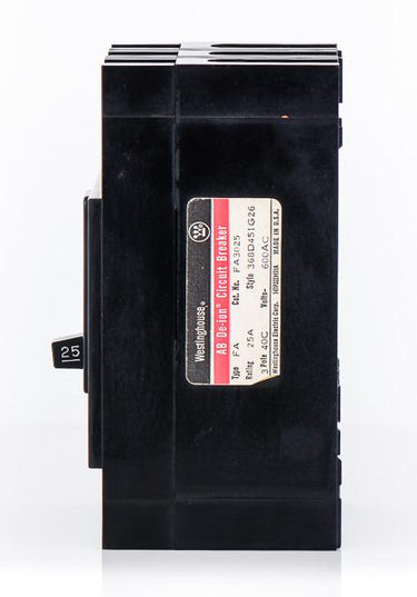 Eaton / Westinghouse FA3025 - 25A 3 Pole Molded Case Circuit Breaker