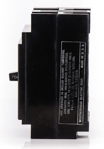 Eaton / Westinghouse E2070 - 70A 2 Pole Molded Case Circuit Breaker