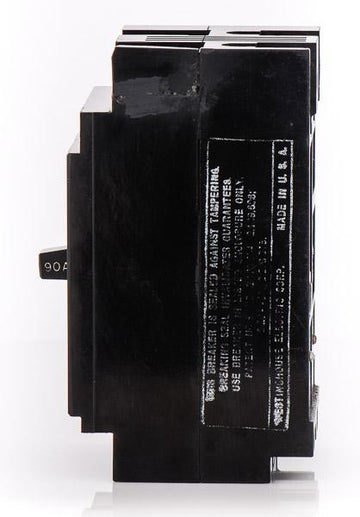 Eaton / Westinghouse E2090 - 90A 2 Pole Molded Case Circuit Breaker