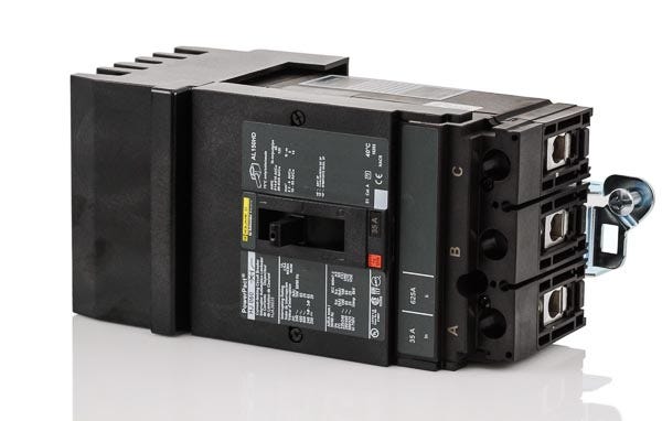 Square D HJA36035 - 35A 3 Pole Molded Case Circuit Breaker