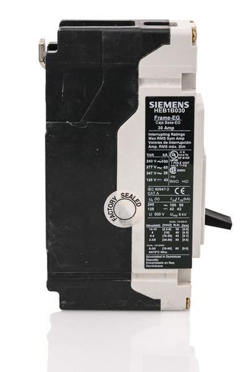 Siemens HEB1B030B - 30A 1 Pole Molded Case Circuit Breaker