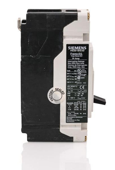 Siemens HEB1B030B - 30A 1 Pole Molded Case Circuit Breaker