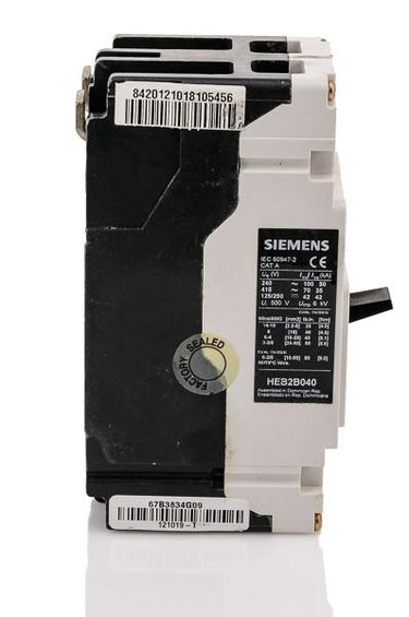 Siemens HEB2B040B - 40A 2 Pole Molded Case Circuit Breaker