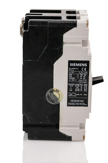 Siemens HEB2B100B - 100A 2 Pole Molded Case Circuit Breaker