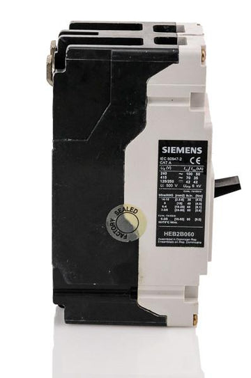 Siemens HEB2B060B - 60A 2 Pole Molded Case Circuit Breaker