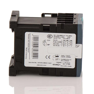 Siemens 3RT2016-1AK61 Contactor