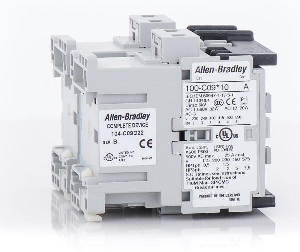 Allen-Bradley 104-C30D22 :: Contactor, Reversing, 30A, 3P, 120VAC, 1NO/NC  :: Rexel USA