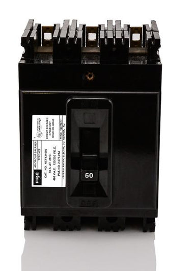 Federal Pacific NEF431050 - 50A 3 Pole Molded Case Circuit Breaker
