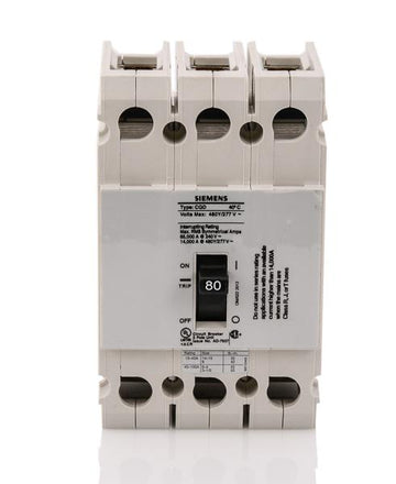 Siemens CQD380 - 80A 3 Pole Molded Case Circuit Breaker