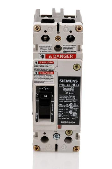 Siemens HEB2B030B - 30A 2 Pole Molded Case Circuit Breaker