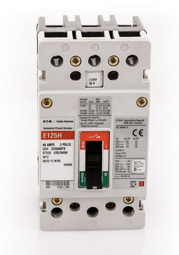 Eaton / Cutler-Hammer EGH3060FFB - 60A 3 Pole Molded Case Circuit Breaker