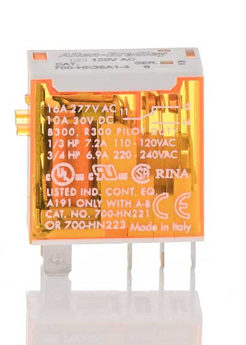 Allen-Bradley 700-HK36A1-4 General Purpose Slim Line Relay