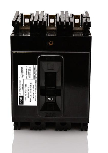 Federal Pacific NEF431090 - 90A 3 Pole Molded Case Circuit Breaker