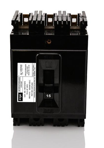 Federal Pacific NEF431015 - 15A 3 Pole Molded Case Circuit Breaker