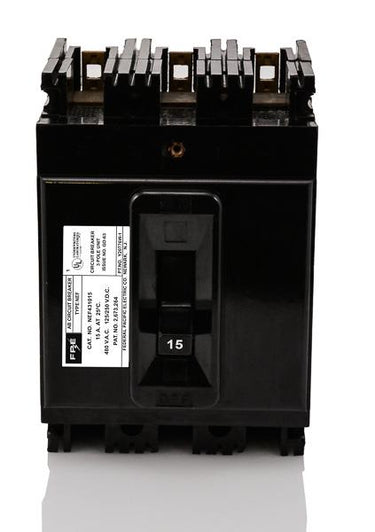 Federal Pacific NEF431015 - 15A 3 Pole Molded Case Circuit Breaker
