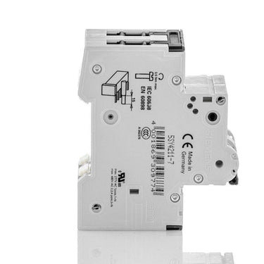 Siemens 5SY4211-7 - 5A 2 Pole Miniature Circuit Breaker