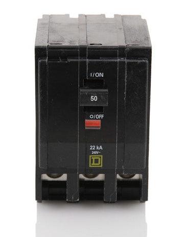 Square D QO350VH - 50A 3 Pole Miniature Circuit Breaker