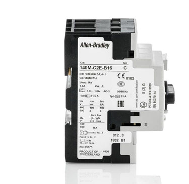 Allen Bradley 140M-C2E-B16 - 1.6A 3 Pole Motor Protection Circuit Breaker