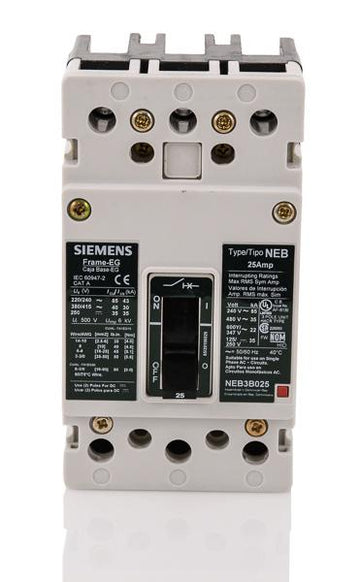 Siemens NEB3B025B - 25A 3 Pole Molded Case Circuit Breaker