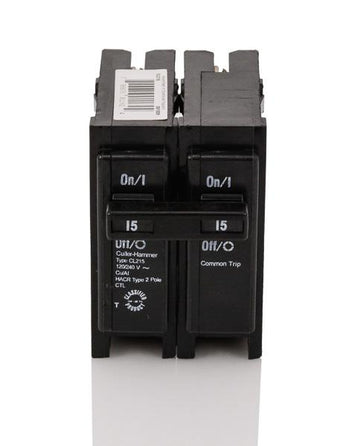 Eaton / Cutler-Hammer CL215 - 15A 2 Pole Miniature Circuit Breaker