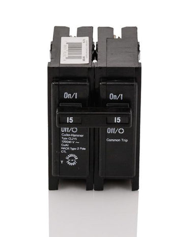 Eaton / Cutler-Hammer CL215 - 15A 2 Pole Miniature Circuit Breaker