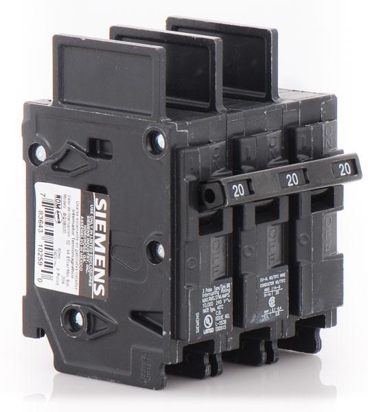 Siemens BQ3B020 3 Pole Circuit Breaker