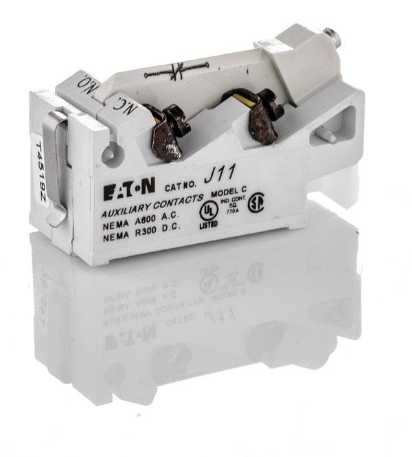 【誠実】 Eaton/Cutler-Hammer J11 Auxiliary Contact Block – SuperBreakers アイケア