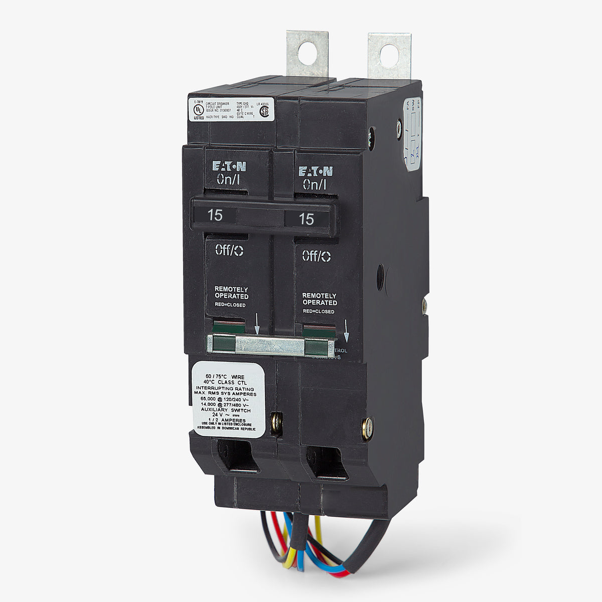 Eaton / Cutler-Hammer GHQRSP2015 - 15A 2 Pole Miniature Circuit Breaker