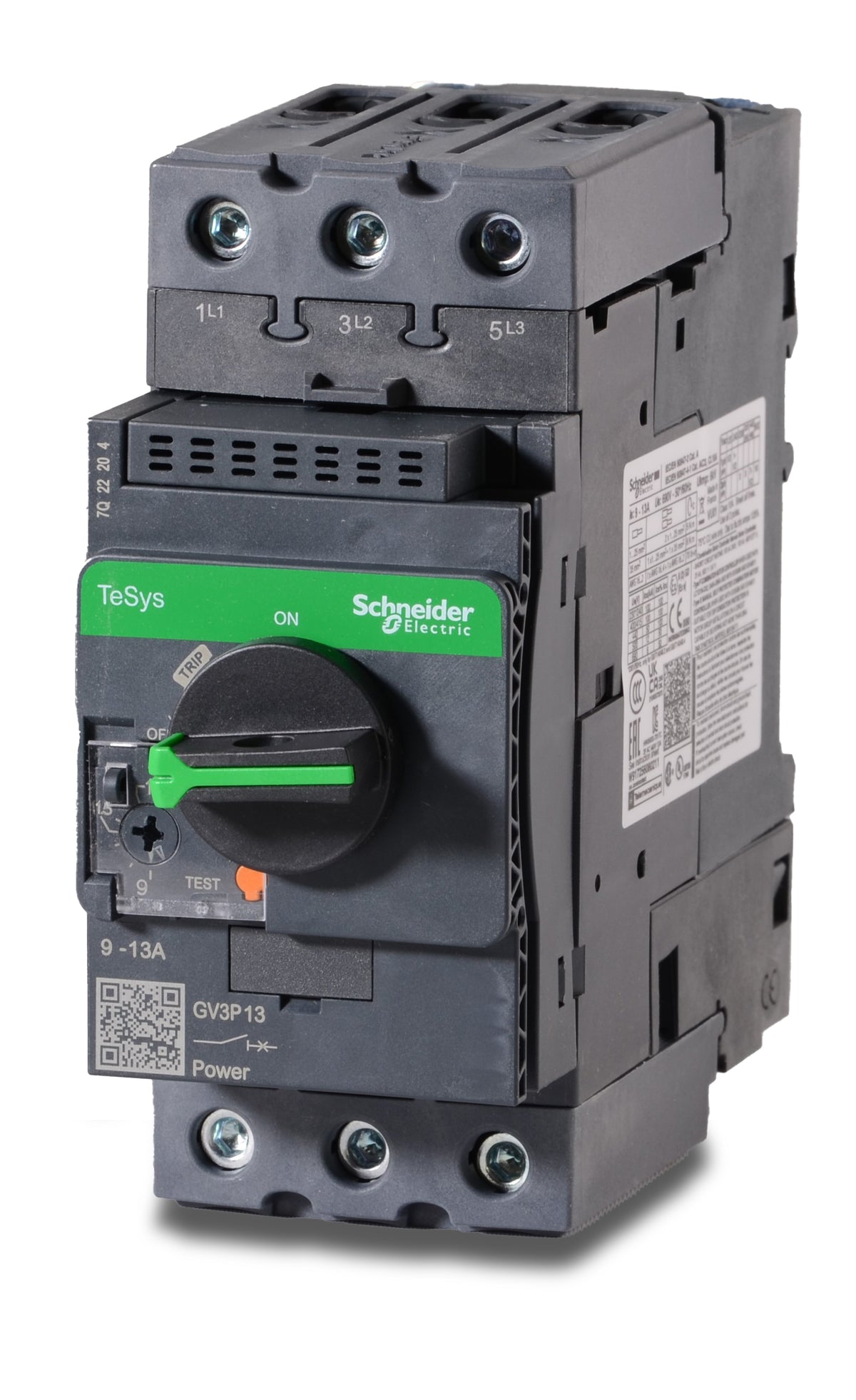 Square D GV3P13 - 13A 3 Pole Motor Protection Circuit Breaker