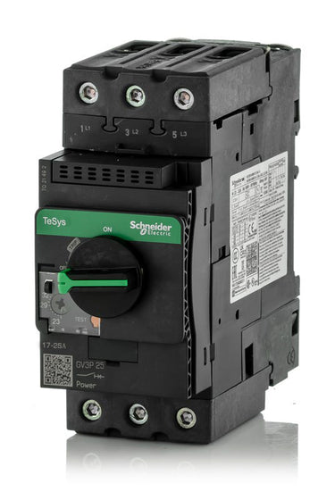 Square D GV3P25 - 25A 3 Pole Motor Protection Circuit Breaker