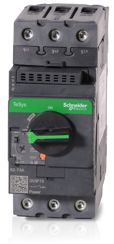 Square D GV3P73 - 73A 3 Pole Motor Protection Circuit Breaker