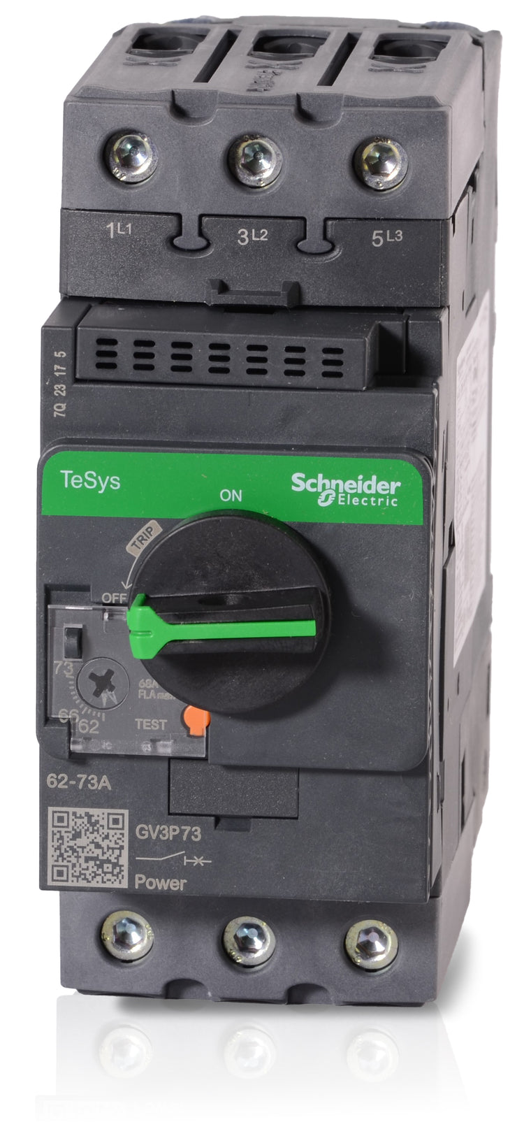 Square D GV3P73 - 73A 3 Pole Motor Protection Circuit Breaker