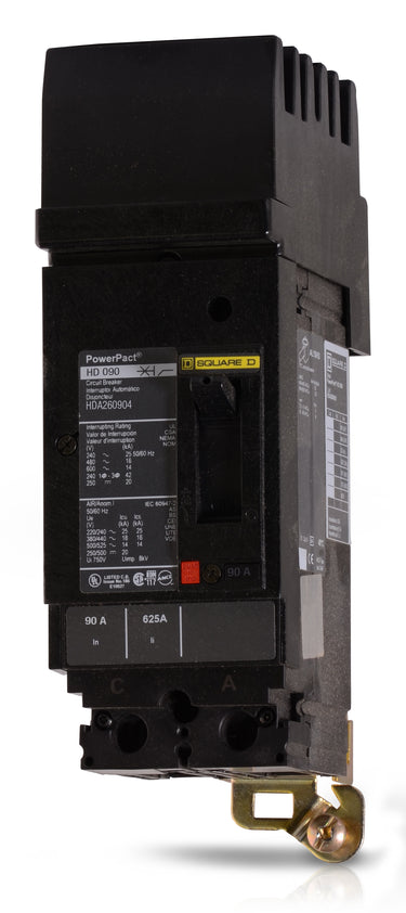 Square D HDA260904 - 90A 2 Pole Molded Case Circuit Breaker