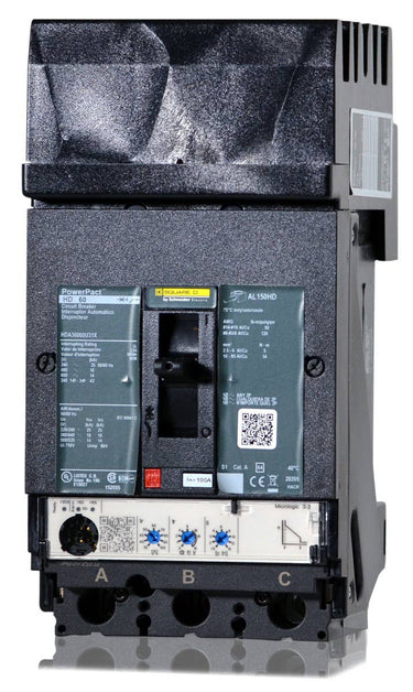 Square D HDA36060U31X - 60A 3 Pole Molded Case Circuit Breaker