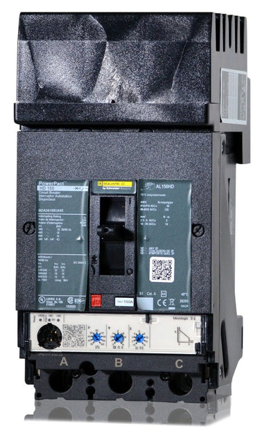 Square D HDA36100U44X - 100A 3 Pole Molded Case Circuit Breaker