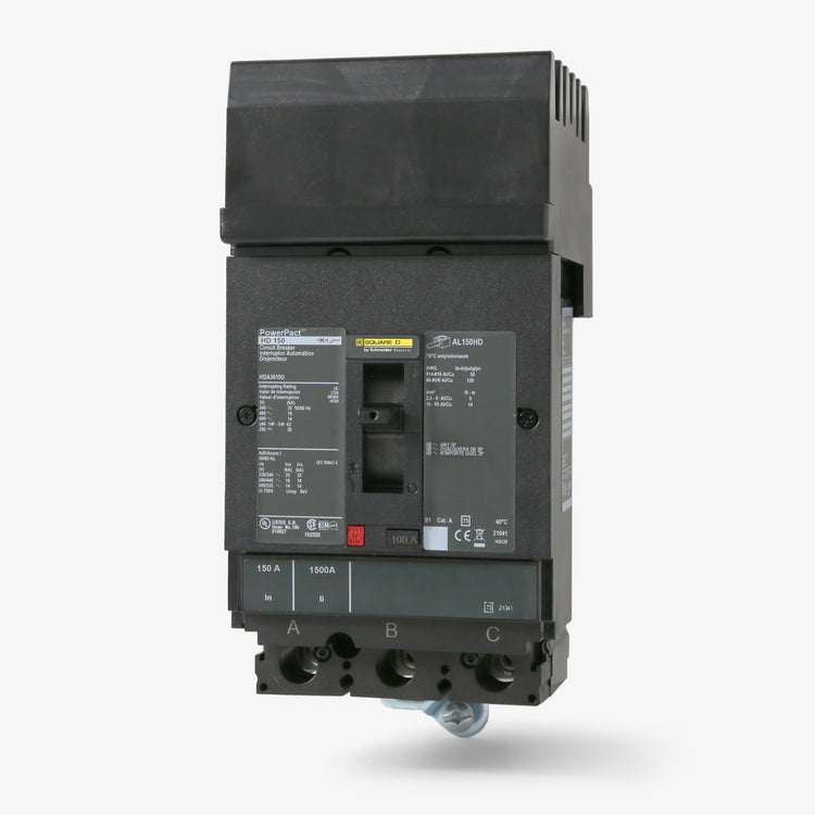 Square D HDA36150 - 150A 3 Pole Molded Case Circuit Breaker