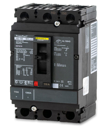 Square D HDP36110 - 110A 3 Pole Molded Case Circuit Breaker