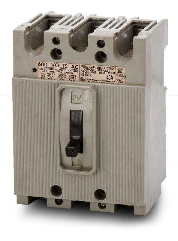 Siemens HE3B040 - 40A 3 Pole Molded Case Circuit Breaker