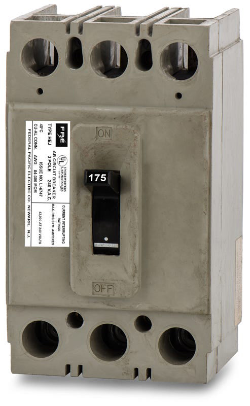 Federal Pacific HEJ233175 - 175A 3 Pole Molded Case Circuit Breaker