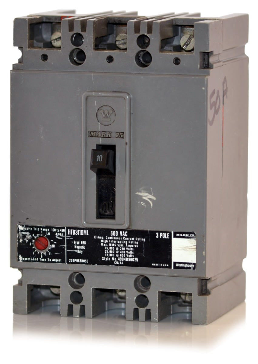 Eaton / Westinghouse HFB3110ML - 10A 3 Pole Motor Circuit Protector
