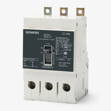 Siemens HGB3B015B - 15A 3 Pole Molded Case Circuit Breaker