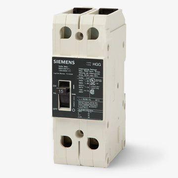 Siemens HGG2B015L - 15A 2 Pole Molded Case Circuit Breaker