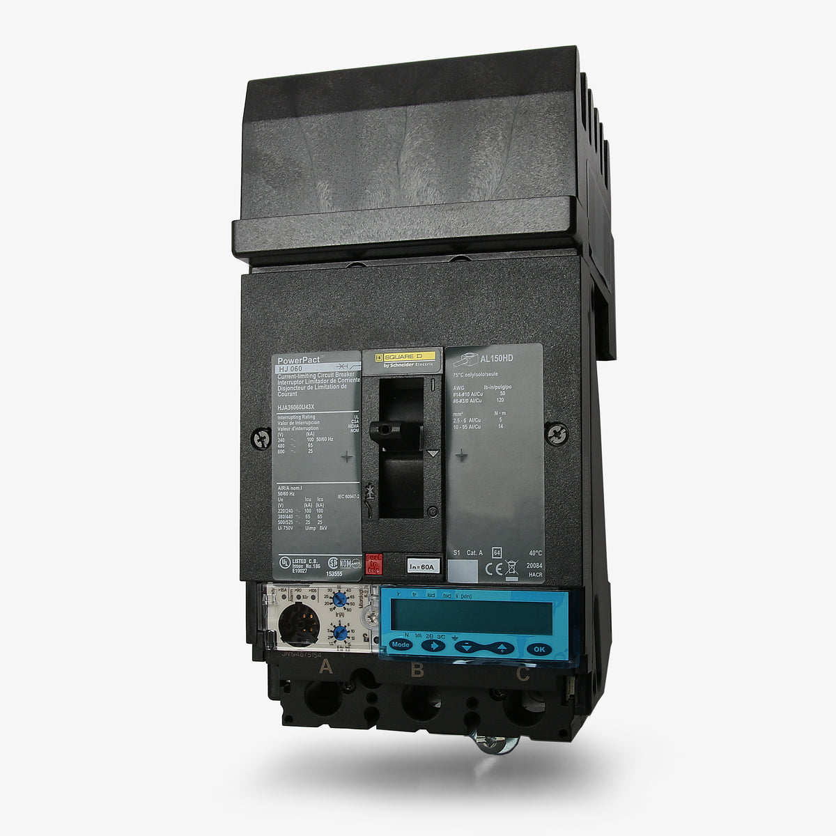 Square D HJA36060U43X 3 Pole Circuit Breaker