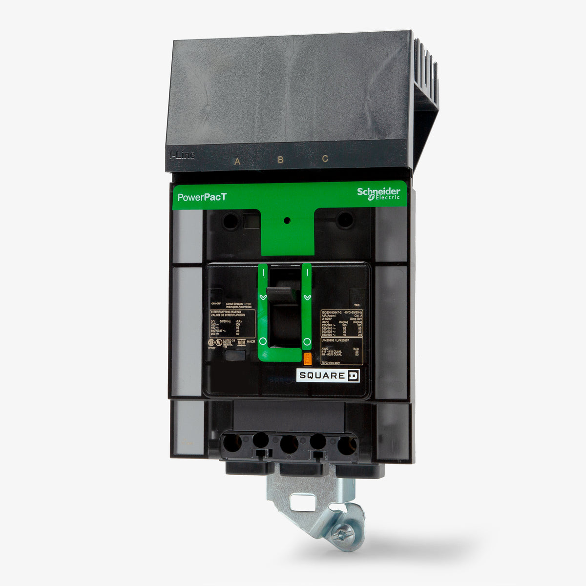 Square D HJA36100U33X - 100A 3 Pole Molded Case Circuit Breaker
