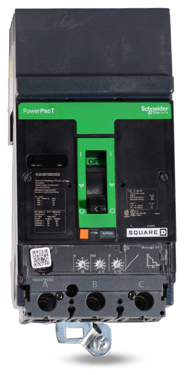 Square D HJA36150U33X - 150A 3 Pole Molded Case Circuit Breaker