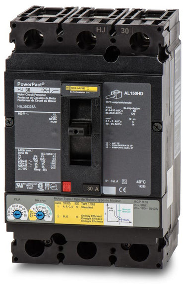 Square D HJL36030SA - 30A 3 Pole Molded Case Circuit Breaker