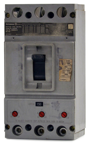 Eaton / Westinghouse HLB3150 - 150A 3 Pole Molded Case Circuit Breaker